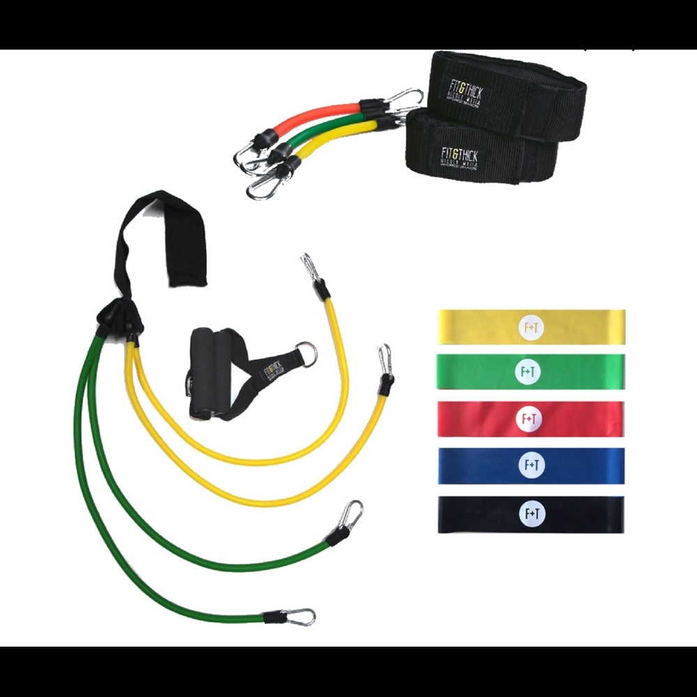 Resistance bands ankle straps just like in picture